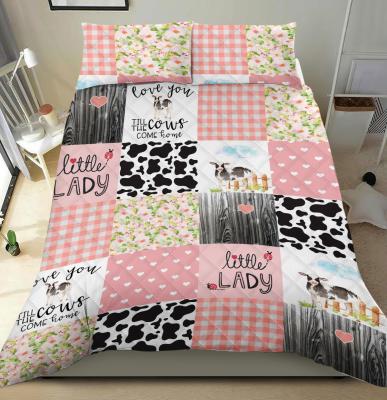 China Anti-Static Pattern Designs Quilting Bedding Set Pillowcases Quilted Throws Bedding Sets Wholesale Drop Ship for sale