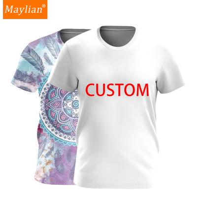 China Custom QUICK DRY Full 3D Printed T-shirts Designs Colorful Men Women Unisex T-shirt Tee Dropshipping Wholesale for sale