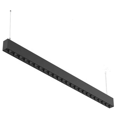 China Office ECOJAS LI50-A 45W Modern Design Ceiling Pendant Led Linear Light Fixtures for sale