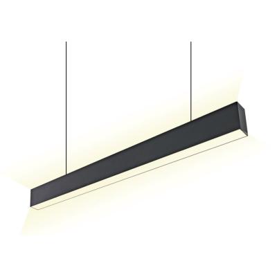 China New desk ECOJAS LI50UD 60W dimmable led linear pendant light for meeting room for sale