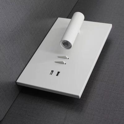 China ECOJAS Modern New Design USB 6W LED Indoor Wall Lamp Reading Light For Bedside Living Room Hotel Home Project for sale