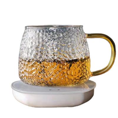 China CLASSIC Custom Size Clear Glass Beer Mug Clear Glass Tea Cup With Handle for sale