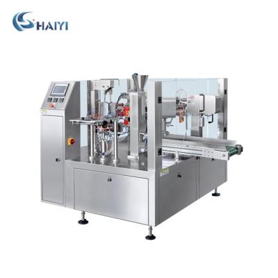 China Automatic food zipper premade bag packing machine for face mask for sale