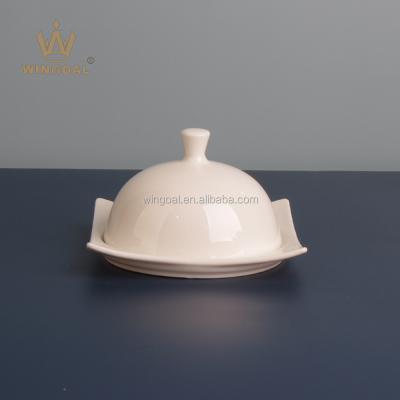 China Viable Hot Selling Ceramic Butter Dish Butter Dish for sale