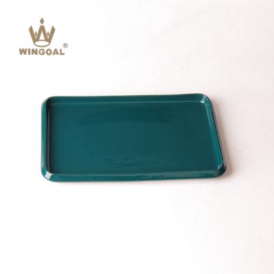 China Disposable Charger Plate Rectangle Shaped Plate Steak Dinner Plate Maker for sale