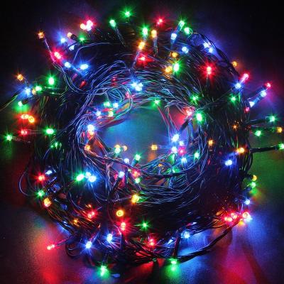 China Addobbi a string lights led electric decorative lights esterno 12 volt 100m led christmas lights kerstverlichting retro for sale