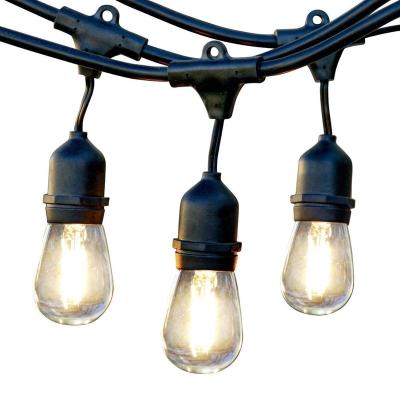 China String Light Custom Retro 48ft Bulb 15 Outdoor 220v Plug String Light Luci X Party Light for sale