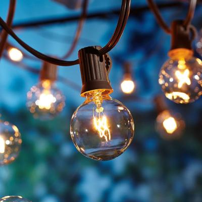 China Outdoor bulb string light CE factory edison decoration G40 bulbs led string light for sale