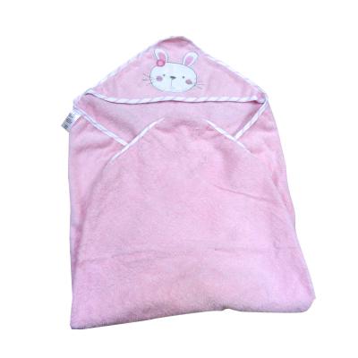 China Sustainable Wholesale Muslin Cotton Bamboo Hooded Baby Bath Towel for sale