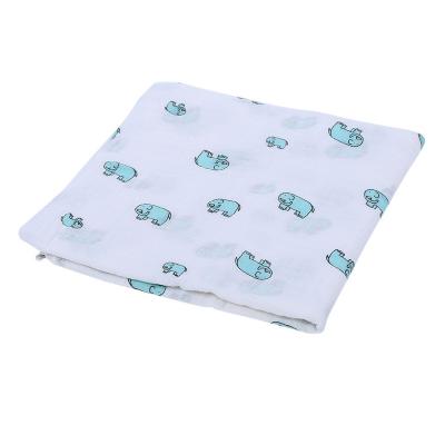 China Antistatic 100% Organic Cotton Muslin Infant Baby Wrap Covering for sale