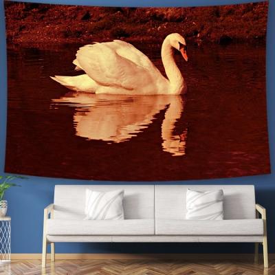 China Simple style beautiful style background cloth wallpaper background tapestry decoration wall hanging cloth bedroom hanging dormitory for sale