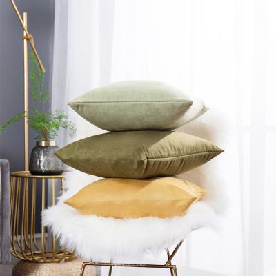 China 2019 Portable Sofa Luxury Custom Decorative Single Velvet Pillow Cushion Cover For Home Decor for sale