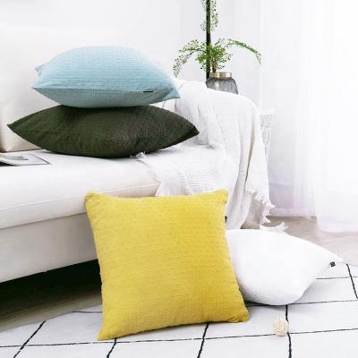 China Latest Design Luxury Canvas Embroidery Cushion Cover Anti-Static for sale