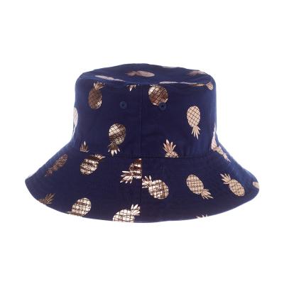 China Wholesale Custom Dye Fisherman Bucket Hats Cotton Eco - Friendly Fishing Bucket Hat With Custom Logo for sale