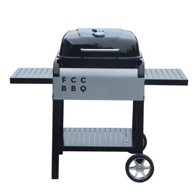 China New YZ Cart Barbecue Charcoal Grill With Double Table for sale