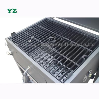 China YZ Cart 24Inch Adjustable Height Rectangular Barbecue Charcoal Grill for sale