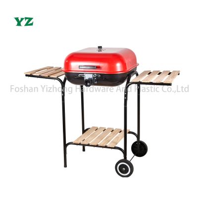 China Outdoor YZ Cart Garden Family Time Hamburger Cooking Charcoal BBQ Grill for sale