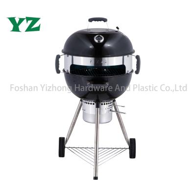 China Outdoor Cart YZ Weber Style Kettle BBQ Charcoal Grill Pizza Oven for sale