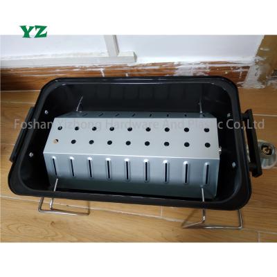 China Easily Assembled YZ Outdoor Portable Gas Charcoal BBQ Table Grill For North America for sale