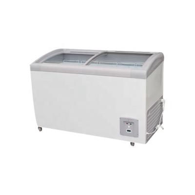 China COMPRESSOR 308L Customized Gelato Ice Cream Display Deep Freezer Chest Freezer For Supermarket SD/SC-308Y for sale