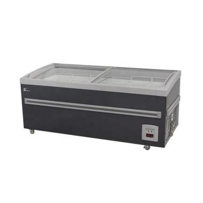 China Compressor Supermarket Forzen-Food Deluxe Seafood Display Freezer Jumbo Combination Island Freezer SD-588Y for sale