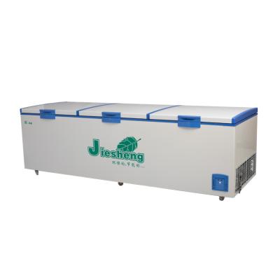 China 1580L Single-temperature Supermarket Freezer Chest Horizontal Freezer Commercial Freezers SLW4-3000F for sale