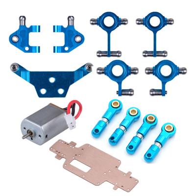 China RC Model WLtoys 1 28 RC Car Spare Parts K989 Metal Upgrade Suspension Bracket Steering Cup Swing Arm Receiver Motors Parts Accessories for sale