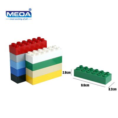 China Building Toy High Quality MOC Creator Building Blocks Spare Parts Blocks Large Particles 12 Dots Bricks Accessories Highest 2X6 Bricks for sale