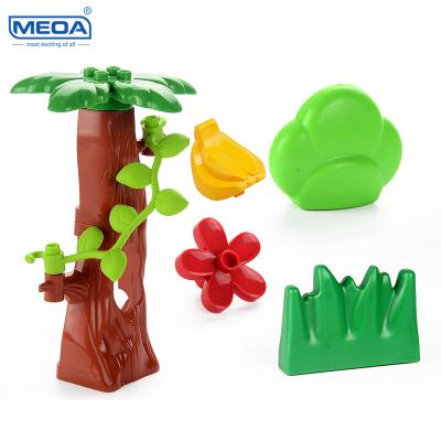 China Toy Large Particle Building Blocks Parts Flowers Grass Trees Grow Leaves Large Particle Blocks Factory Bricks Accessory Bundles for DIY Play for sale