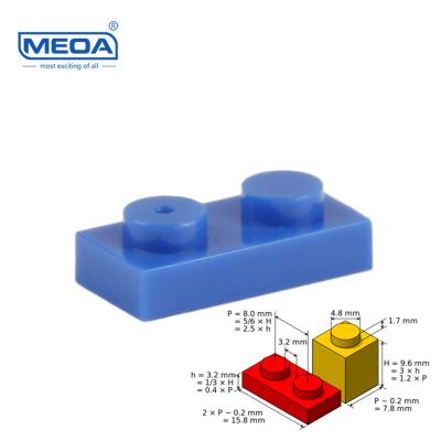 China Toy Bulk Sales Toys Building Blocks Spare Parts 1X2 Bricks Blocks Parts Points MOC Creator Assemble Bricks Accessories For DIY Play for sale