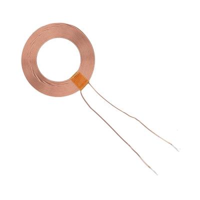 China Taidacent's Other Inductor 30uH 32mm Coil XKT-L48 Magnetic Field Thin 0.8mm Wireless Charging Circular Coil for sale