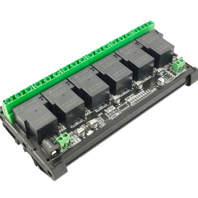 China Taidacent Industrial 6 Channel Prgrammable Modbus Rtu Epoxy Relay Control 8 Input 30A 40A 50A High Power Relay 485 TTL Communication for sale