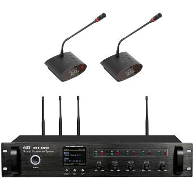 China OBT-3309Because Wireless Voice Microphone Conference System Digital Meeting Room Table Microphone System for sale