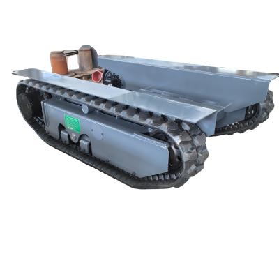 China Machinery Repair Shops 3.5T Rubber Crawler Loading Rubber Tracked Chassis Undercarriage for sale