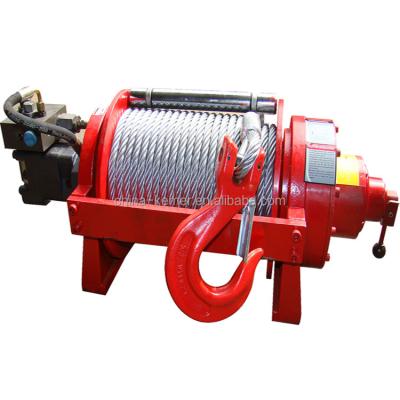 China 11 mm Durchmesser 3,5 Tonnen 8000 Pfund Wiederherstellung Winch / Hydraulische Winch Wiederherstellung für Straßensprenger zu verkaufen