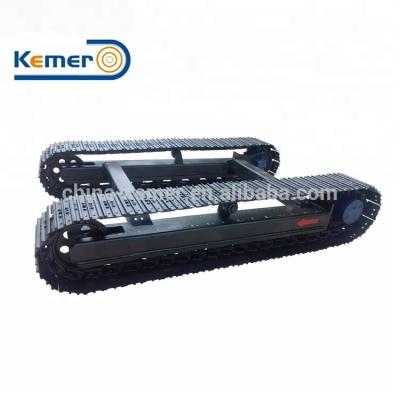 China Kemer Jet Drilling Rig Track Chassis 10 Tonnen Hydraulikgetriebe Fahrgeschwindigkeit 0-5 km/h zu verkaufen