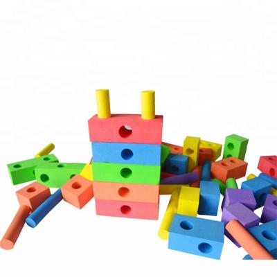 China New Hot-selling Eco-friendly Children's Toys Colorful Foam Stacking Educational Toys For Children's Thinking Training for sale