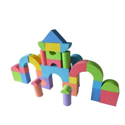 China Eco-friendly Customized Foam Toys Waterproof And Non-slip Soft Diy Building Blocks In Multiple Colors For Kids for sale