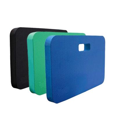 China Kneeling Kneeler Wholesale Non-Toxic Protective Garage Garden Mat Black and Blue for sale