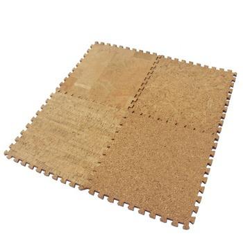 China Other Real Wood Cork EVA Interlocking Puzzle Foam Mat for Decoration for sale