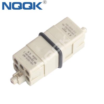 China HQ-005-M 16A 400V 5 Pin Male Female Connector Industrial Heavy Duty Electrical Sockets for sale