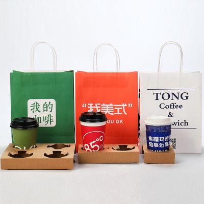 China Hot Selling Recycled Materials Brown Tote Bag Extra Large Bottom Wide Bottom Kraft Paper Bags for sale