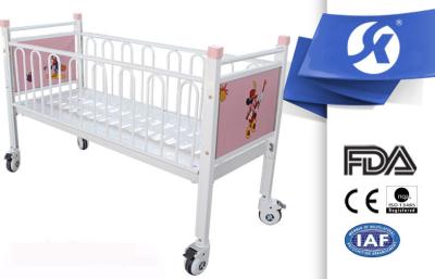 China Moveble Homecare Steel Hospital Baby Bed , Safety Hospital Baby Cot for sale