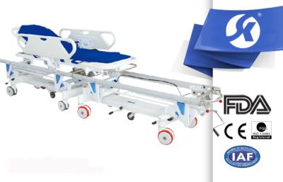 China Ambulance Stretcher Patient Transfer Trolley With Central Controll for sale