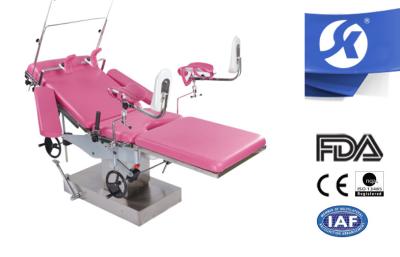 China Multi - Function Adjustable Gynecological Table , Parturition Bed for sale