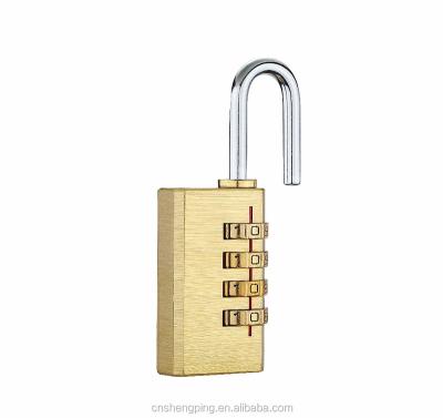 China high quality brass 28mm 4 letter combination padlock 110214 for sale