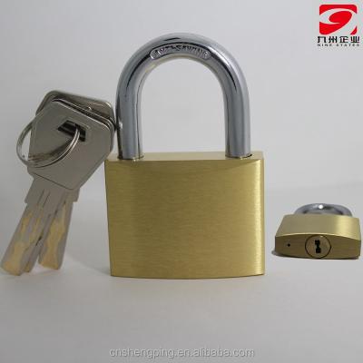 China Keys Brass Padlock 50mm Brass Groove Snake Shaped for sale