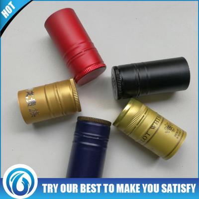 China Wine Bottle 30*60mm Pilfer Proof Aluminum Screw Net Cap PriceFfor for sale