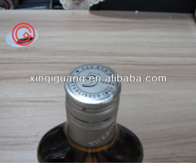 China Pilfer proof aluminum capsule of vodka for sale