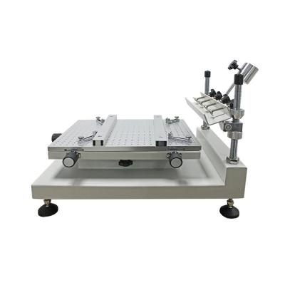 China Desktop Manual Solder Paste Machine SMD Printer QH3040 Factory Qihe Stencil Screen Printing for sale